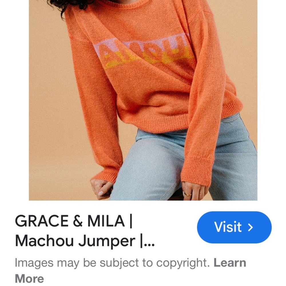 Mohair GRACE & MILA | Machou Jumper | Orange
